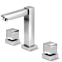 Torneira Misturador Lavatório Pia Quadrado Luxo Metal