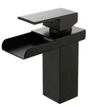 Torneira Misturador Monocomando Baixa Cascata Preto Fosco Torneira Misturador Monocomando Baixa Cascata Preto Fosco