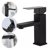 Torneira misturador monocomando banheiro lavatorio preto fosco Torneira misturador monocomando banheiro lavatorio preto fosco