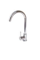 Torneira Misturador Monocomando Cozinha Em Aço Inox Escovado Bica Alta Bica Móvel 360 Pastilha Cerâmica Alta Durabilidade Design Moderno V134 Vimer