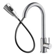 Torneira Misturador Monocomando Cozinha Extensível Iura Wass Quente E Frio Inox Escovado