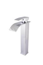 Torneira Misturador Monocomando Inox Luxo Lavatório Mesa Bica Alta Cromada V112 Vimer