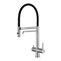 Torneira Misturador Monocomando Lorenzetti Loren Loft Gourmet 2262 N82 com Saída Para Água Filtrada
