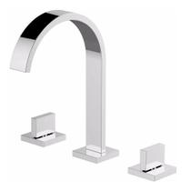 Torneira Misturador Para Banheiro Duplo Comando Cromado Torneira Misturador Para Banheiro Duplo Comando Cromado