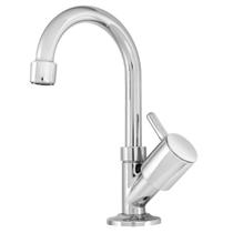 Torneira Moderna Baixa Cromada 1/4 de Volta Banheiro Sanity