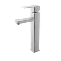 Torneira Monocomando Banheiro Bancada Aço Escovado com Kit Instalação Sobrepor