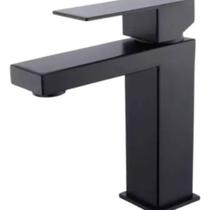 Torneira Monocomando Banheiro Quadrada Baixa Preto Fosco Black Torneira Monocomando Banheiro Quadrada Baixa Preto Fosco Black