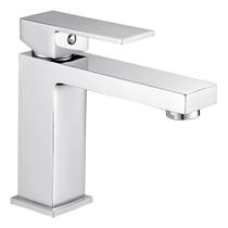 Torneira monocomando banheiro quadrada bica baixa inox cromado Torneira monocomando banheiro quadrada bica baixa inox cromado