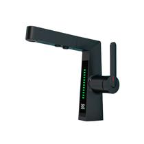 Torneira Monocomando C/ Visor De Temperatura 2 Jatos Preto Torneira Monocomando C/ Visor De Temperatura 2 Jatos Preto