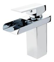 Torneira Monocomando Cascata Quadrada Baixa Calha Metalica