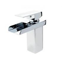 Torneira Monocomando Cascata Quadrada Bica Baixa Inox Polido Torneira Monocomando Cascata Quadrada Bica Baixa Inox Polido