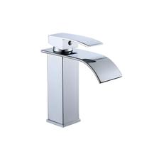 Torneira Monocomando Cascata Quadrada Luxo - Soft Inox