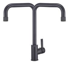 Torneira Monocomando Cozinha Bica Alta Preto Fosco Delinia Torneira Monocomando Cozinha Bica Alta Preto Fosco Delinia