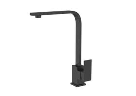 Torneira Monocomando Cozinha Gourmet Pia Churrasqueira Preto Fosco Bica Giratória Luxo Metal PMX