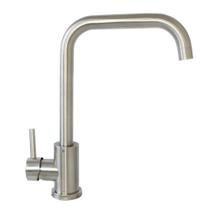 Torneira Monocomando Cozinha Mesa Pia Inox Polido Tubo U