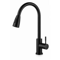 Torneira Monocomando Cozinha Preto Fosco C/ Extensor 2 Jatos Torneira Monocomando Cozinha Preto Fosco C/ Extensor 2 Jatos