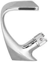 Torneira Monocomando Curvada Banheiro Cascata Roma Cromada