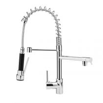 Torneira Monocomando de Bancada para Cozinha com Acabamento Cromado 50 cm Altura