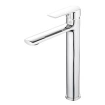 Torneira Monocomando de mesa cuba para Banheiro Lavabo Lavatório Bica Alta Oval Metal Cromado Brilhante Premium