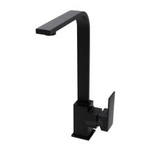 Torneira Monocomando Gourmet Cozinha Denver Black 3390