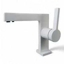 Torneira Monocomando Lavabo Design Geométrico Branca Mg229 Torneira Monocomando Lavabo Design Geométrico Branca Mg229