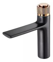 Torneira Monocomando Luxo Acionamento Botão-Deck Casa