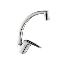 Torneira Monocomando Misturador Para Cozinha De Mesa Metal Alta 1070 Cromada Manplex