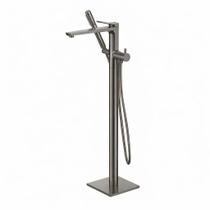 Torneira Monocomando para Banheira com Pedestal Dax Ada com Ducha Cinza - DAX-2822-AD-GR