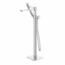 Torneira Monocomando para Banheira com Pedestal Dax Ada com Ducha Cromado