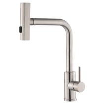 Torneira Monocomando Ponente Gourmet para Cozinha Bica Alta Giratória 360 em Inox Modelo Moderno Alta Resistência