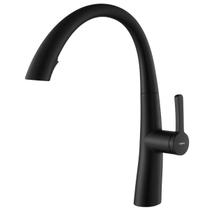 Torneira Monocomando Preta Ducha Extensível Spray Chuveirinho Luxo Cozinha Área Gourmet IN68 Torneira Monocomando Preta Ducha Extensível Spray Chuveirinho Luxo Cozinha Área Gourmet IN68