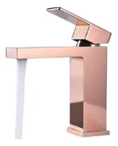 Torneira Monocomando Quadrada Baixa Gold Rose Torneira Monocomando Quadrada Baixa Gold Rose