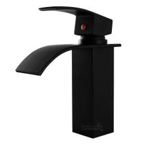 Torneira Monocomando Quadrada Black Baixa Dallas 2305