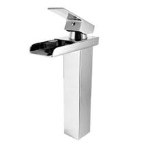 Torneira Monocomando Quadrada Com Calha Metalica Alta 2257