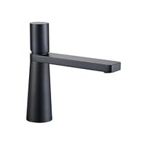 Torneira Monocomando Wc Redonda Cone Baixa Preto Ca8201-P