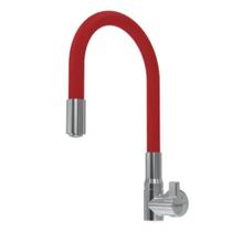Torneira Motion Cozinha Parede Vermelha Metalizada Torneira Motion Cozinha Parede Vermelha Metalizada
