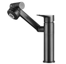 Torneira Multi-função Monconando Preta Aço Inox Alta 360o