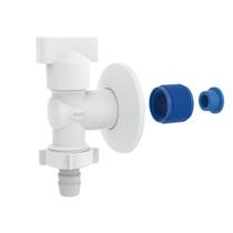 Torneira Multiuso de Parede 1/4 de Volta Branca Blukit