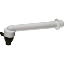 Torneira p/ Cozinha 1113 18cm 1/2 c/ Alavanca e Jato Branca Placa Emb. c/ 12 un. - Herc