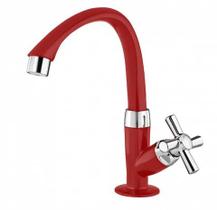 Torneira P/ Lavatorio Vermelha Cross - Tigre