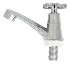 Torneira Para Banheiro Abs Bica Fixa Cruzeta C31 Cromado Torneira Para Banheiro Abs Bica Fixa Cruzeta C31 Cromado