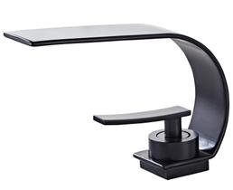 Torneira para banheiro Becola em latão preto fosco, monocomando Torneira para banheiro Becola em latão preto fosco, monocomando