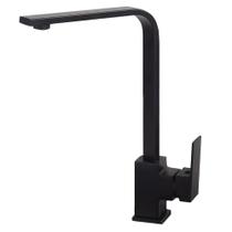 Torneira Para Banheiro Cozinha Gourmet Pia Bica Alta Aço Inoxidável Misturador Água Quente e Fria Giro