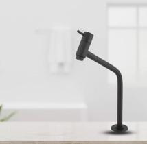 Torneira Para Banheiro Cuba Link Preta Bica Alta 45 Metal