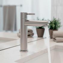 Torneira Para Banheiro De Mesa Bica Baixa 1/4 De Volta Aço Inox 304 Elegance Beltempo Torneira Para Banheiro De Mesa Bica Baixa 1/4 De Volta Aço Inox 304 Elegance Beltempo