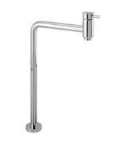 Torneira Para Banheiro De Mesa Link 90º Angular Alta Em Metal