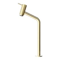 Torneira Para Banheiro De Mesa Link Bica Alta 45 1/4 De Volta Metal Classic Beltempo