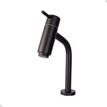 Torneira para banheiro lavabo link bica baixa preto black fosco