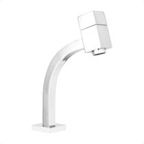 Torneira para Banheiro Link Quadrada Cromada 45 Graus Metal Lucca Black Lavatório Cuba Pia Torneira para Banheiro Link Quadrada Cromada 45 Graus Metal Lucca Black Lavatório Cuba Pia