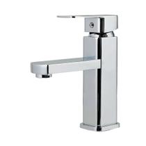 Torneira Para Banheiro Misturador Monocomando Baixa Madeira Pingoo.Casa - Prata Torneira Para Banheiro Misturador Monocomando Baixa Madeira Pingoo.Casa - Prata